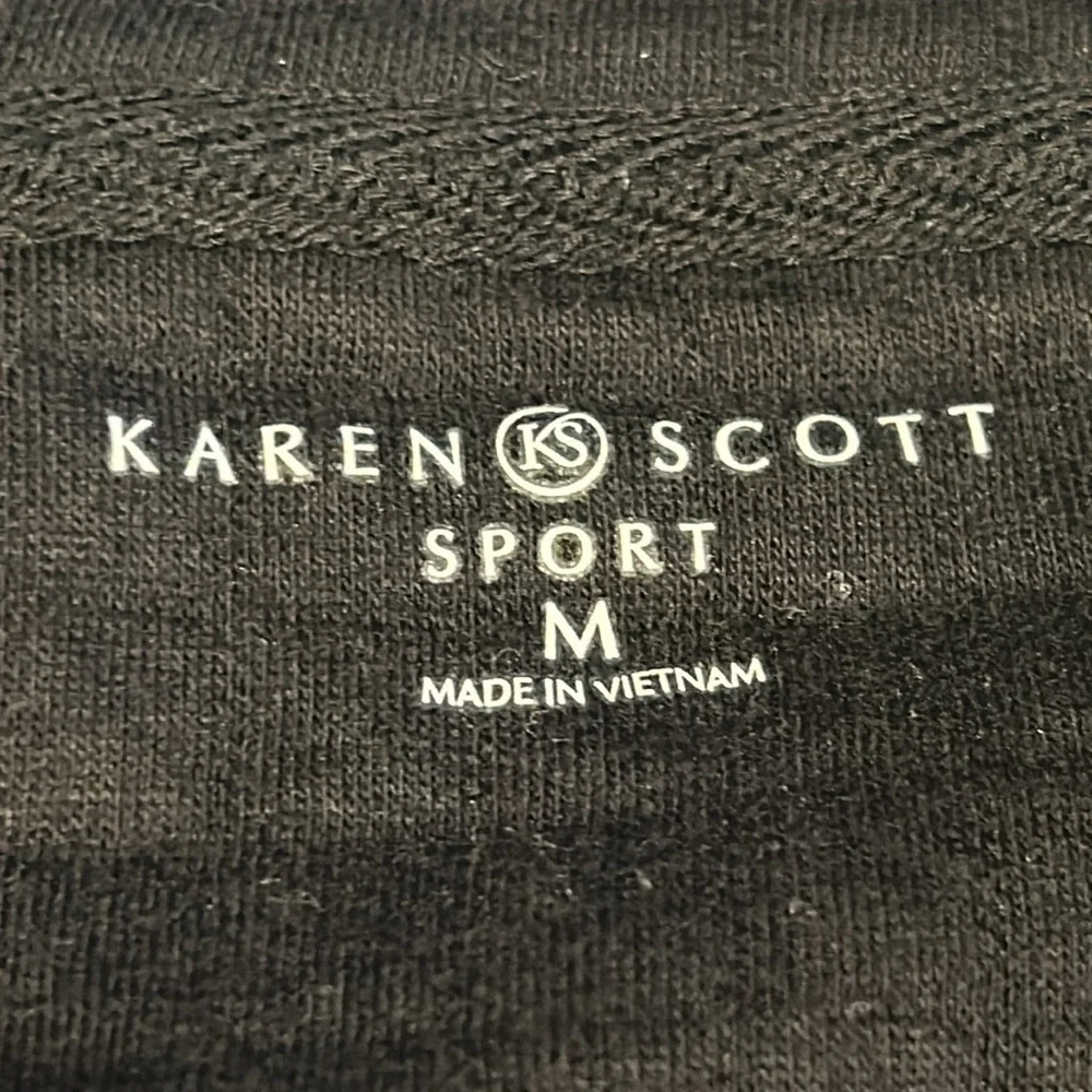 Karen Scott Sport Women’s Mock Neck Full Zip Jacket Size Medium - Picture 7 of 10